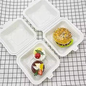 6x9 amerikansk engangsmatboks i ett stykke plast