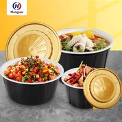 Store matbeholdere i plast med lokk